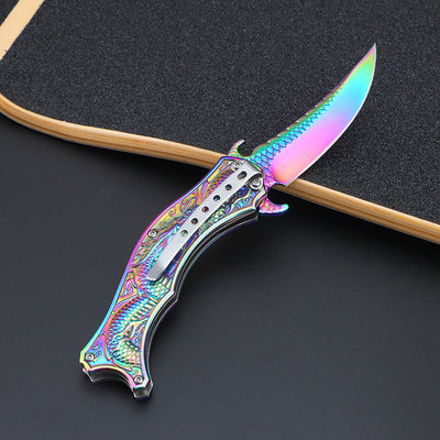 Cuchillo Plegable Multifunción para Supervivencia y Aventuras al Aire Libre - Image 8