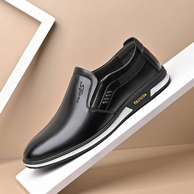 Zapatos Casuales de Cuero para Hombre Estilo Británico Transpirables - Image 9