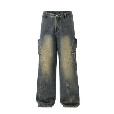 Jeans Rectos Holgados Estilo Retro para Hombre - Image 12