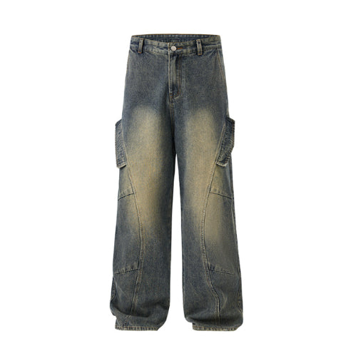Jeans Rectos Holgados Estilo Retro para Hombre - Image 12