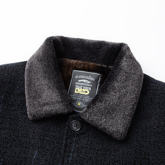 Abrigo Acolchado de Chenilla para Hombre Adulto Mayor - Chaqueta Térmica Forrada en Felpa - Image 4