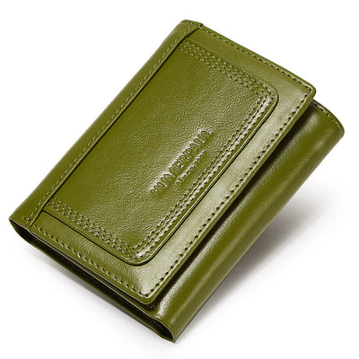 Billetera Multifuncional de Cuero Genuino con Compartimentos y Cierre - Image 5
