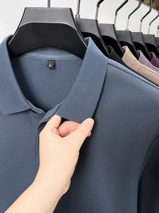 Camisa Polo Ejecutiva Manga Larga con Solapa - Image 39