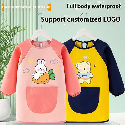 Delantal Impermeable Reversible para Pintar Niños - Image 2