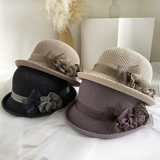 Sombrero de Ala Ancha Estilo Revista - Protección Solar Tendencia