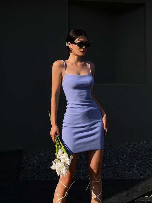 Vestido Slip Mujer Cintura Alta Elegante con Abertura - Image 11