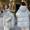 Parka Acolchada Corta para Mujer