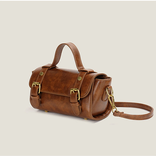 Bolso Redondo Retro con Textura Avanzada - Image 2