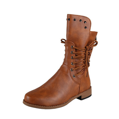 Botas Mujer con Cordones Laterales Estilo Caballero - Image 15