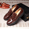 Mocasines Casuales de Cuero para Hombre con Borlas - Cómodos y Elegantes