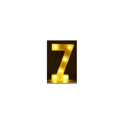 Letras y Números LED Luminosos para Decoración - Lámpara de Batería Romántica - Image 81