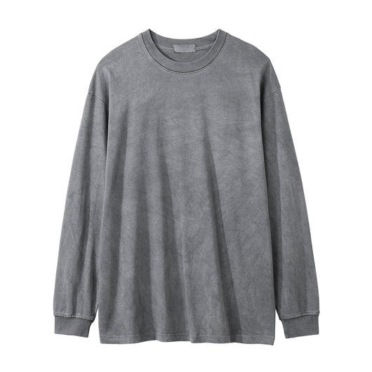 Camiseta Manga Larga Desteñida para Hombre - Image 12
