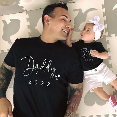 Conjunto Familiar a Juego: Ropa Cómoda para Papá, Mamá y Bebé