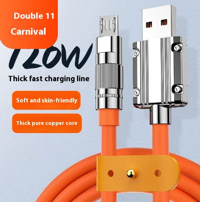 Cable de Carga Rápida Zinc Alloy para Móvil - Transferencia de Datos - Image 7