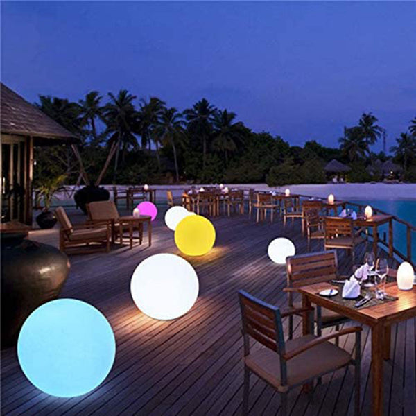 Esfera Luminosa Solar con Control Remoto LED