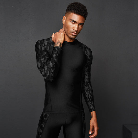 Traje de Baño Manga Larga con Protección Solar para Hombre - Image 4