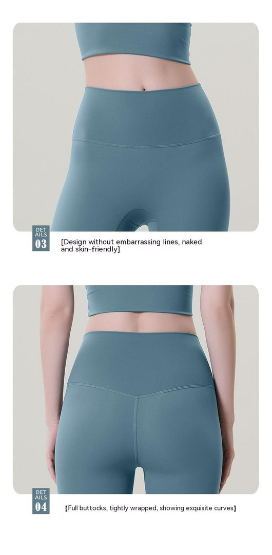 Conjunto de Yoga Ajustado de Cintura Alta con Espalda Abierta para Mujer - Image 8
