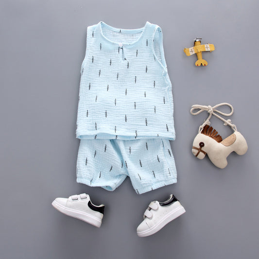 Conjunto de Verano para Bebés - Dos Piezas Unisex