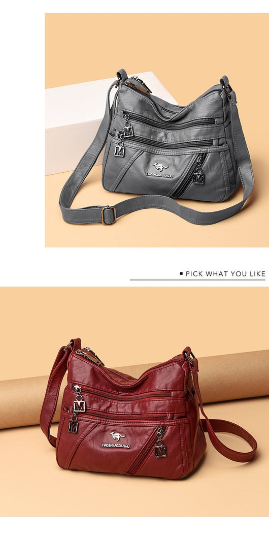 Bolso de Hombro de Doble Capa para Mujer Madura – Colección Otoño Invierno - Image 16