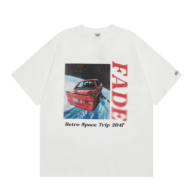 Playera Hip Hop Rock con Estampado de Auto para Hombre - Image 8