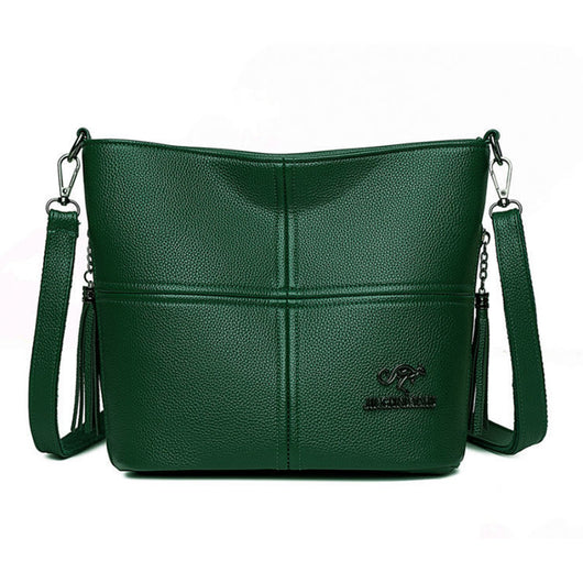 Bolso Bandolera de Cuero Sintético con Gran Capacidad - Image 7