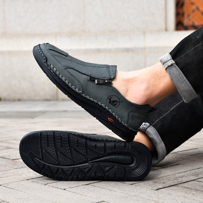 Zapatos Casuales de Cuero con Cordones para Hombre - Estilo Outdoor - Image 25