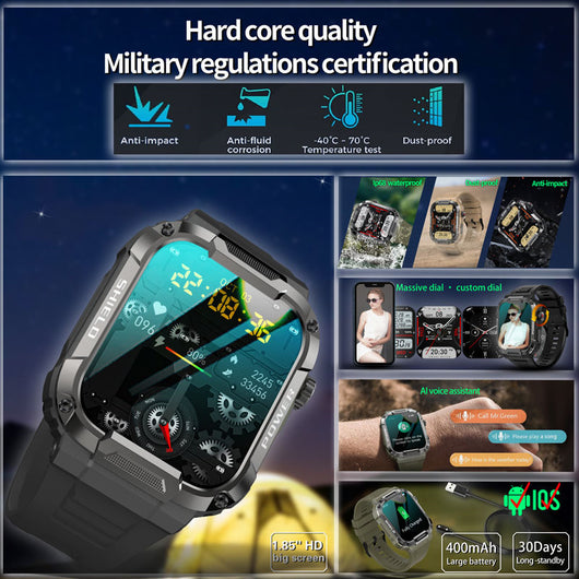 Reloj Inteligente MK66 con Monitoreo de Presión Arterial y Oxígeno - Image 9