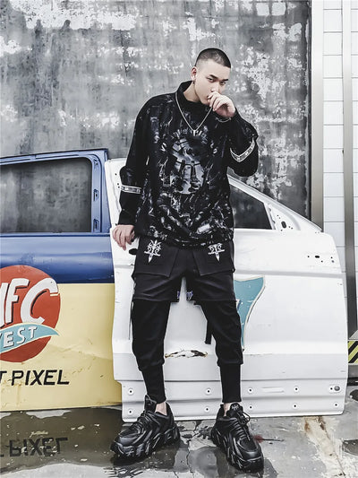 Pantalones Sueltos Efecto Dos Piezas - Diseño Moderno Noveno - Image 8