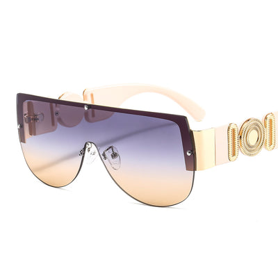 Gafas de Sol Retro Clásicas de Una Pieza - Image 13