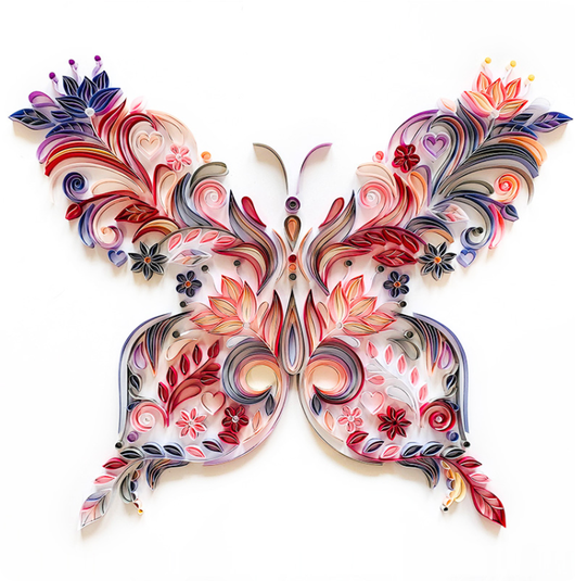 Pack de Material para Quilling Mariposa de 20 Pulgadas con Ranuras - Image 9