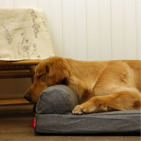 Caseta para Perro de Espuma Viscoelástica con Funda Impermeable Removible