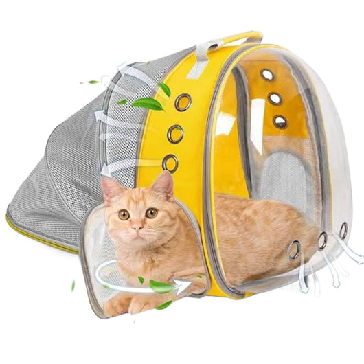 Mochila Transportadora Transparente Expandible para Mascotas - Image 10