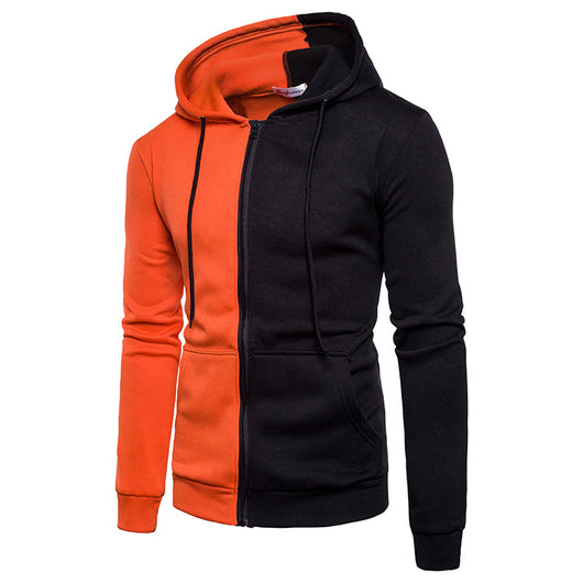 Chaqueta Acolchada Colorblock Talla Grande con Capucha y Manga Larga - Image 10