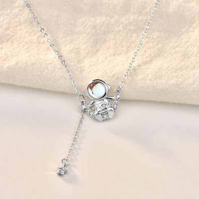 Colgante de Piedra Lunar Astronauta