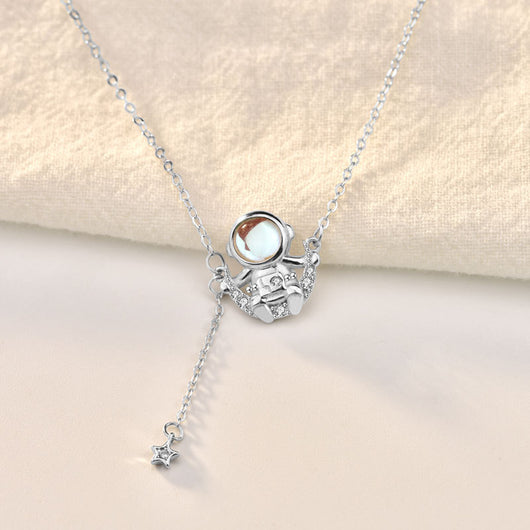 Colgante de Piedra Lunar Astronauta
