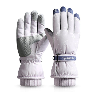 Guantes Térmicos Acolchados para Ciclismo con Relleno de Terciopelo y Algodón - Image 41