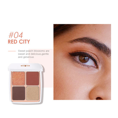 Paleta de Sombras Quad Mate Perlado Innovador - Image 6