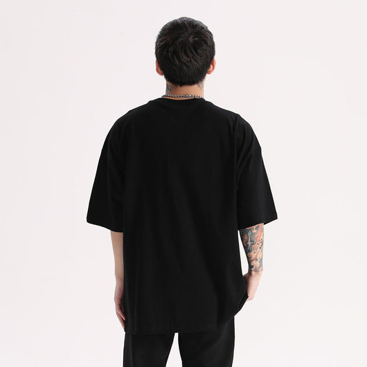 Camiseta de Pareja Cuello Redondo Manga Corta Estilo Urbano - Image 30