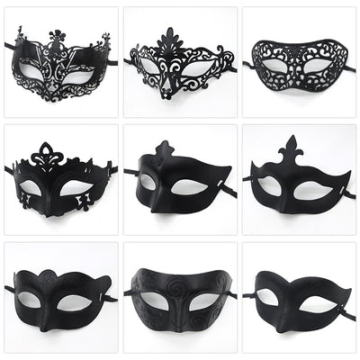 Máscara Vintage Prince de Cabeza Plana para Fiesta de Halloween - Image 2