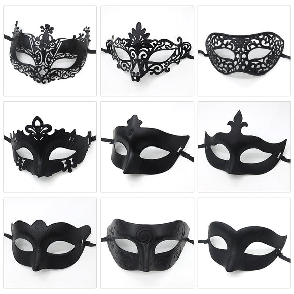 Máscara Vintage Prince de Cabeza Plana para Fiesta de Halloween