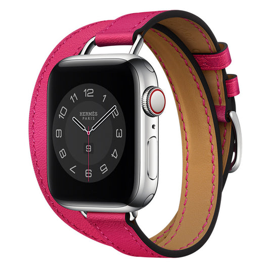 Reloj Love Horse Correa de Cuero Cintura Pequeña Doble Círculo Slim - Image 4