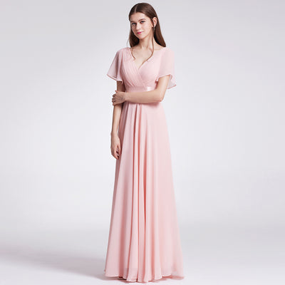 Vestido de Noche Largo Elegante Ajustado para Bodas y Eventos - Image 3
