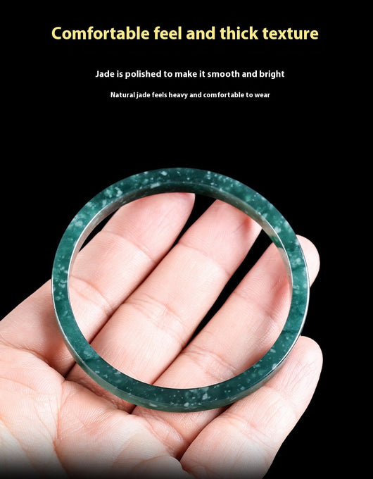 Pulsera de Jade Azul Agua Personalizada con Piedra Natural Cuadrada - Image 8