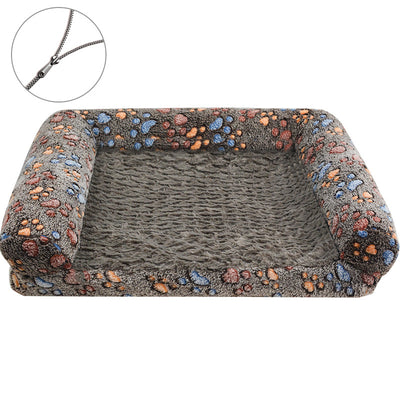 Casa Cama para Perro Desmontable con Diseño de Patitas - Funda Lavable - Image 18