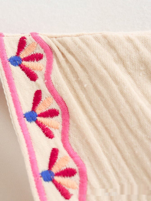 Chaleco Casual Reversible de Diseño Francés con Bordado Bicolor - Image 18
