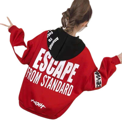 Chaqueta Hoodie Gruesa de Terciopelo para Mujer - Corte Holgado y Cómodo - Image 6