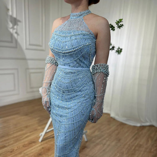 Vestido Largo de Lujo Pearl con Caída Elegante - Image 38