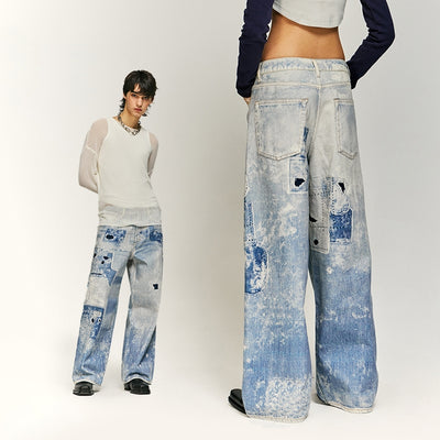 Jeans Tie-Dye Lavado con Impresión Digital - Image 12