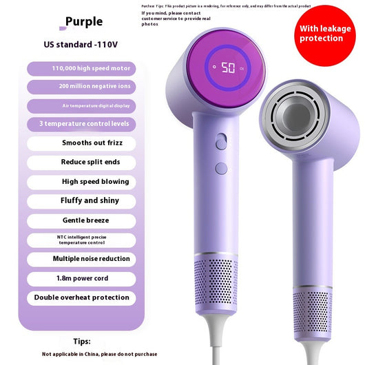 Secador de Cabello Iónico de Alta Concentración con Control de Temperatura Constante - Image 25