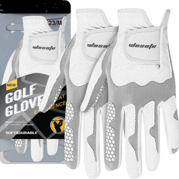 Guantes de Golf Premium en Piel de Cordero con Licra Elástica Transpirable